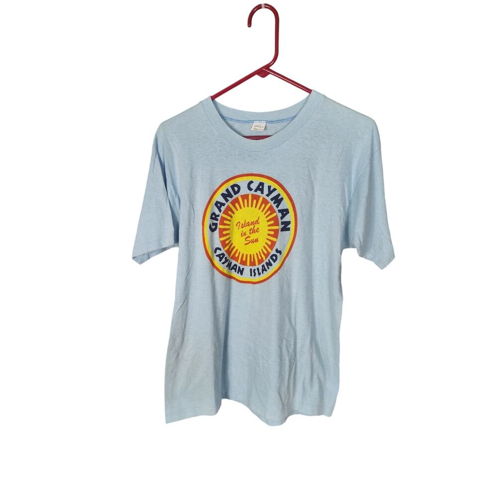 Vintage Cayman Islands T men's large